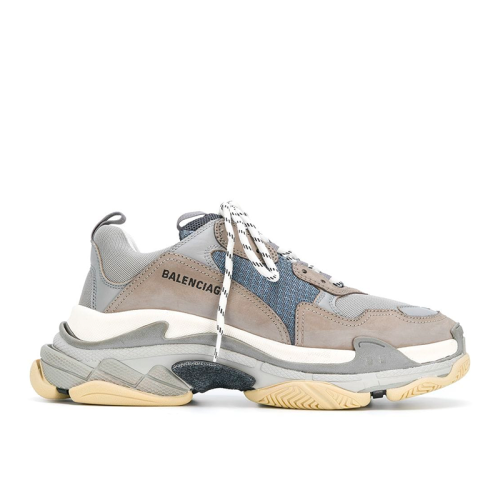 balenciaga/巴黎世家 triples 男士经典灰色拼色 20秋冬 做旧款 休闲