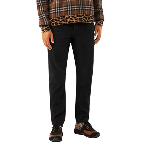 纯棉黑灰色男士牛仔裤 burberry/博柏利 下装 男士牛仔裤 裤子