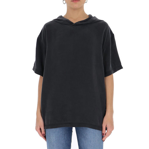 bottega veneta/葆蝶家 21年春夏 时尚百搭 男性 黑色 男士短袖t恤