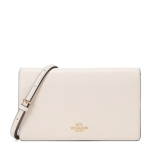 coach/蔻驰 字母马车 斜挎包 字母马车标粒面皮 小号 f3037 牛皮革