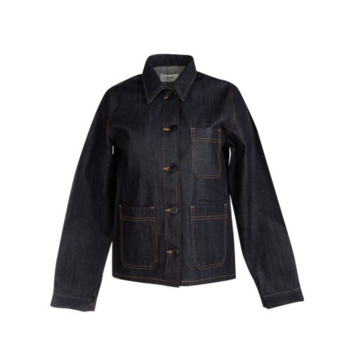 celine/赛琳 思琳男装 男士 秋冬 时尚百搭 黑色牛仔夹克翻领外套 2q