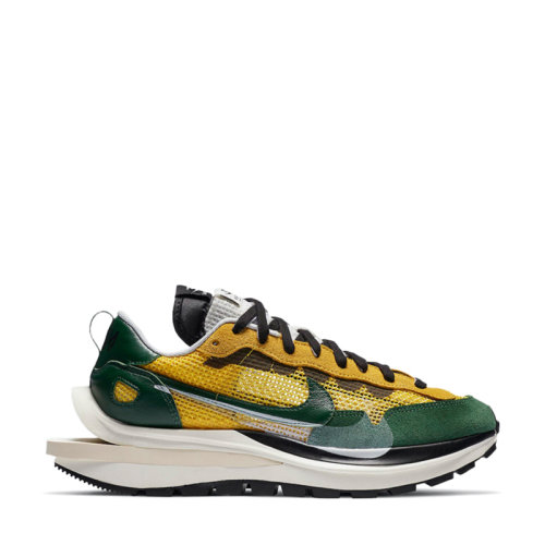 nike/耐克 nike x sacai vapor waffle 男女同款 黄绿 限量联名 厚底