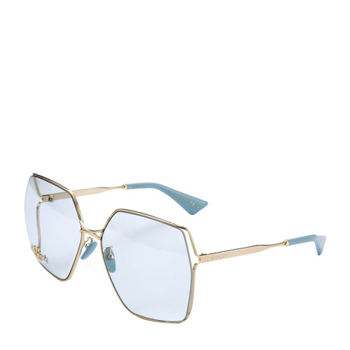 gucci/古驰 新款古驰gucci墨镜潮金属大框镂空太阳镜女多边形眼镜型号