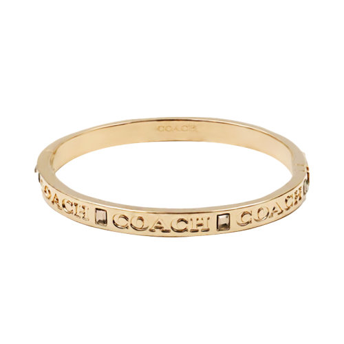 【包税】coach/蔻驰 女士新款logo图案手镯 91410