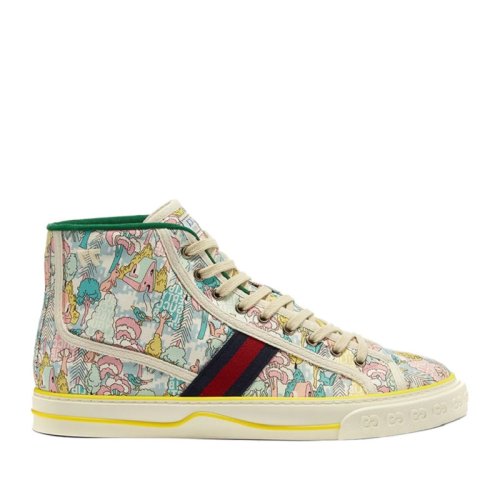 gucci/古驰 【20秋冬新款】1977系列男士植物印花帆布经典双g字母徽标
