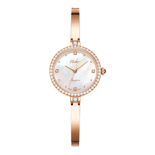 ebohr/依波表 卡纳系列手表女时尚石英女表精致手链腕表