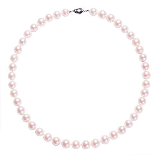 cloris/克劳瑞斯 白色淡水珠项链 气质女神款 白色 首饰项饰珍珠项链