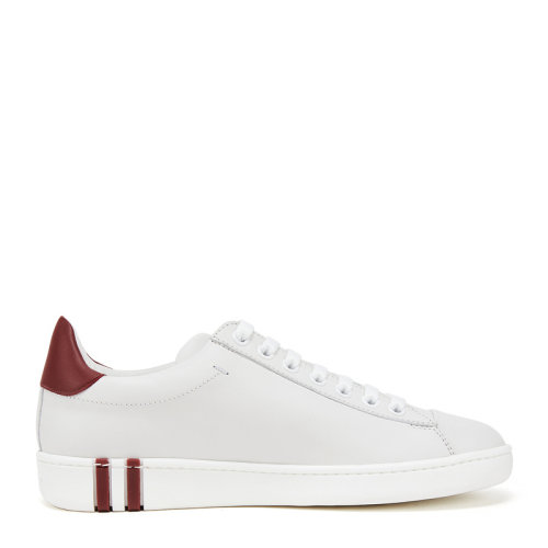 bally/巴利 女士白色牛皮b字母图案休闲运动鞋 winya/07 6234777 dx