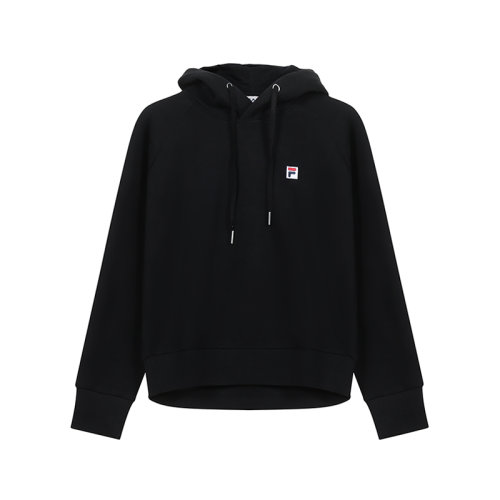 fila/斐乐 女士棉/聚酯纤维加绒款连帽长袖卫衣运动衫 687272