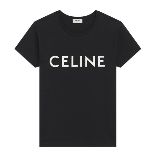 celine/赛琳 男士棉质字母徽标印花图案时尚休闲短袖上衣t恤衫 2x3089