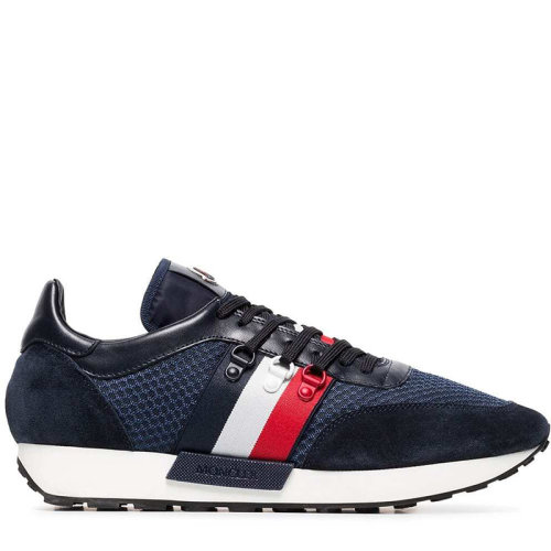 【包税包邮】moncler/蒙克莱 盟克睐男鞋 条纹装饰 男士拼色时尚低帮