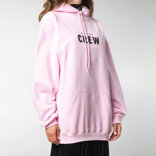【国内现货】 balenciaga/巴黎世家 21春夏 crew 字母印花连帽衫 女