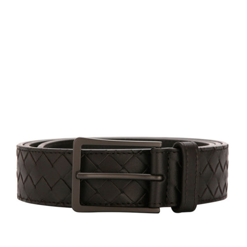 bottega veneta/葆蝶家 男士深咖啡色牛皮腰带 475599-v4650-2006