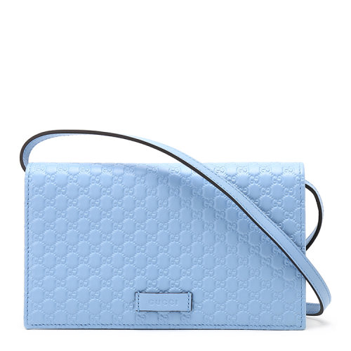 gucci(古驰) 蓝色皮质单肩包