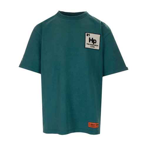 heron preston/heron preston 21年春夏 百搭 男性 蓝绿色 男士短袖