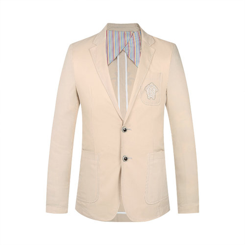 panna/攀娜21春夏时尚简约印花休闲单西外套西装男士西服