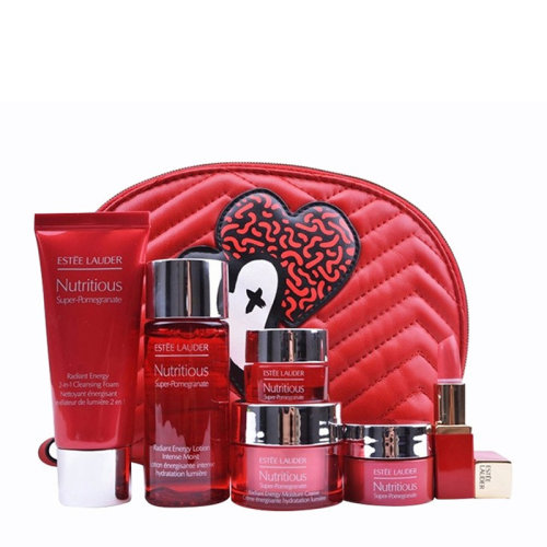【包税】estee lauder /雅诗兰黛 红石榴中样六件套 旅行套装 新疆