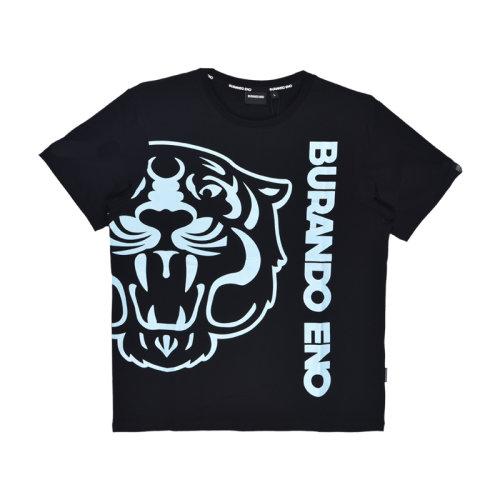 burandoeno 男士短袖t恤 潮牌 eno 21春新款时尚潮流圆领logo印花老虎
