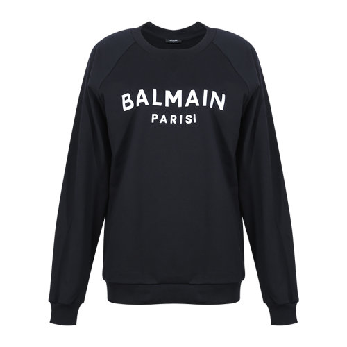 【21春夏】balmain/巴尔曼 logo字母圆领长袖女卫衣 vf13691 b014 eab