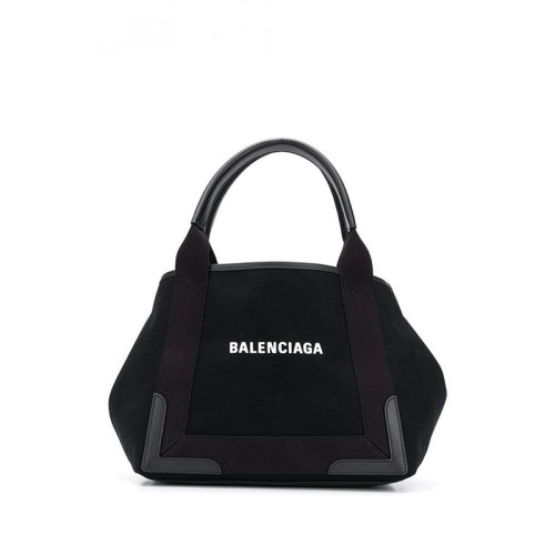 【包邮包税】balenciaga/巴黎世家 女包 女士品牌字母logo黑色织物