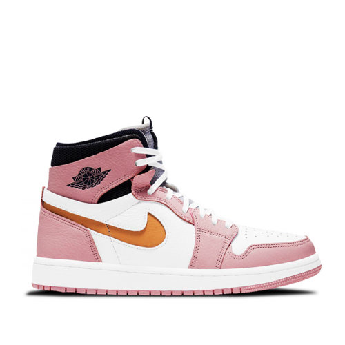 nike/耐克 air jordan 1 zoom aj1 女款 粉红釉 樱花粉 情人节 高帮