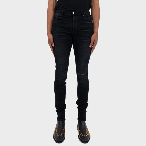 amiri/amiri 20年秋冬 百搭 男性 黑色 男士牛仔裤 w0m01524sdabk