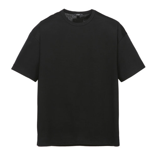 allegri/allegri [21ss] 《luxcool》黑色微宽松版型短袖圆领t恤