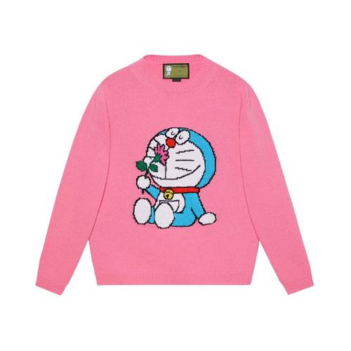 【包邮包税】 gucci古驰 21年春夏 女士 doraemon x gucci羊毛毛衣