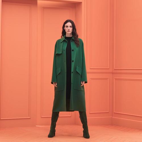 【包邮包税】 hermes爱马仕 21年春夏 女士 大衣 trench-coat souple