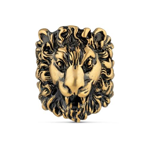 【包邮包税】 gucci古驰 21年春夏 女士 狮头戒指 398601 i4600 8233