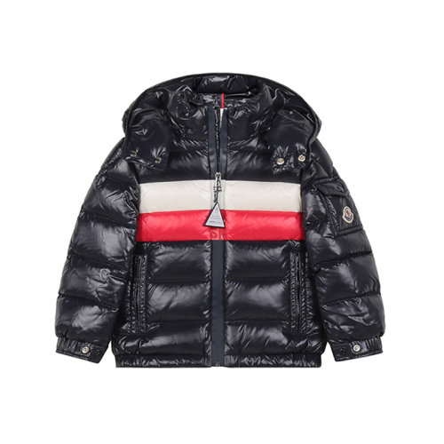 【moncler蒙克莱 儿童羽绒服】moncler/蒙克莱 男童聚酰胺纤维鹅绒连
