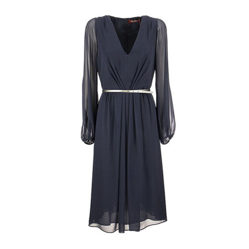 maxmara/麦丝玛拉 21年春夏 百搭 女性 蓝色 女士连衣裙 62210214600