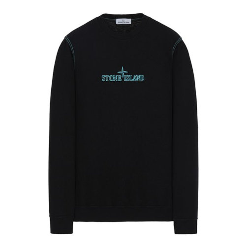 【21春夏】stone island/stone island男士卫衣 黑色 长袖 圆领套头
