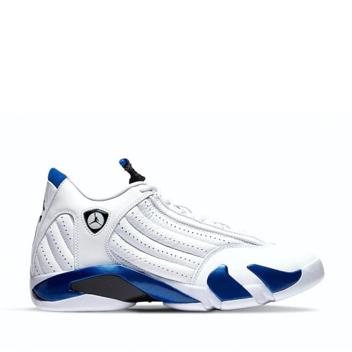 nike/耐克 air jordan 14 aj14 男款 白蓝 海军蓝 中帮 运动 休闲