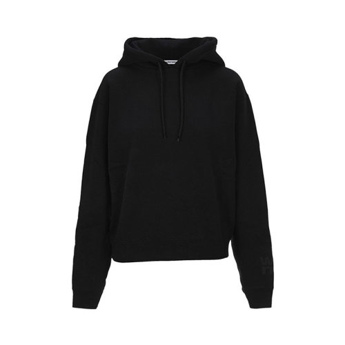 【包邮包税】alexander wang/亚历山大·王 手臂字母帽衫 棉质 女卫衣