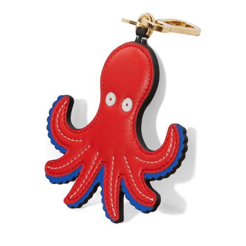 【包邮包税】 loewe罗意威 21年春夏 女士 挂饰 章鱼挂坠 loe5ju86red