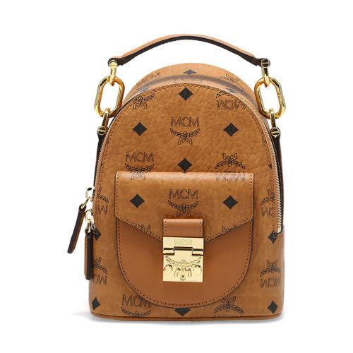 【包税】mcm/mcm 女士新款前置多功能口袋超迷你双肩背包 mwkbspa01