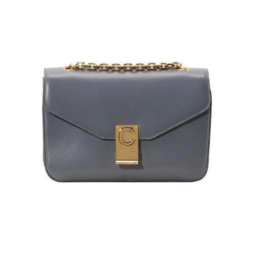 【包邮包税】 celine赛琳思琳 21年春夏 女士 单肩包 中号亮面小牛皮