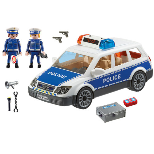 佳选】playmobil/摩比世界警察系列男孩拼装图益智儿童玩具6920警车