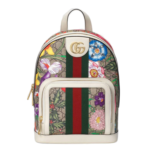 gucci/古驰 女士ophidia系列人造帆布/配皮双肩背包547965hv8dc bd