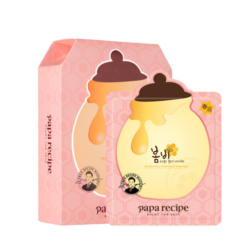 韩国春雨蜂蜜面膜玫瑰黄金蜂巢粉蜂蜜面膜10片补水保湿滋润正品 双重