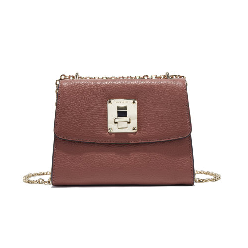 coccinelle/可奇奈尔 粒面小牛皮 单肩斜挎包 agatha 小号 链条包