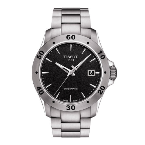 tissot/天梭 v8系列钢带425mm表盘机械男表t106.407.11.051.00