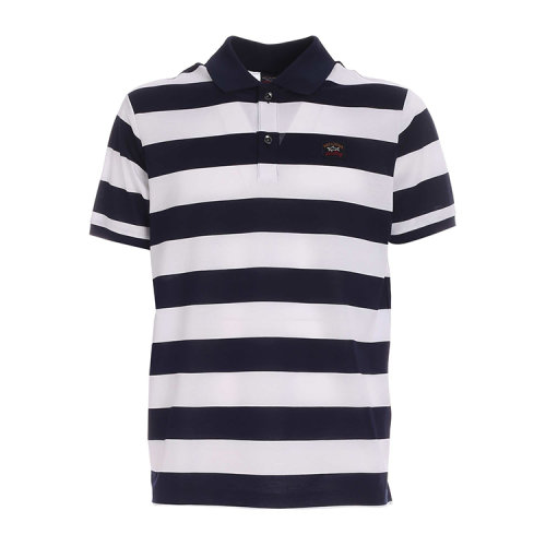 paul&shark/鲨鱼 21年春夏 男士服装 男性 拼色 男士短polo c0p1012