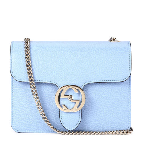 gucci/古驰 荔枝纹链条包皮质单肩包510304 cao0g