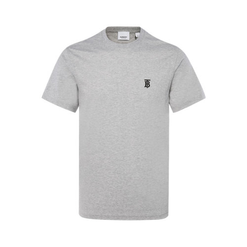【21春夏新品国内现货】burberry/博柏利 灰色棉质经典款男士短袖t恤