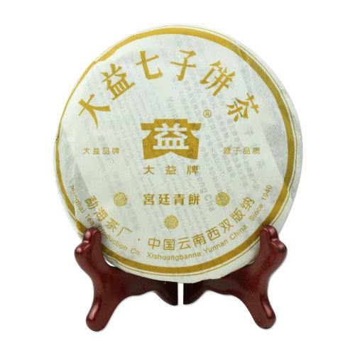 taetea/大益 普洱茶 2006年宫廷青饼 601批生茶250g/饼