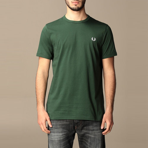 fred perry/佛莱德派瑞 21年春夏 男士衣服 男性 绿色 男士短袖t恤