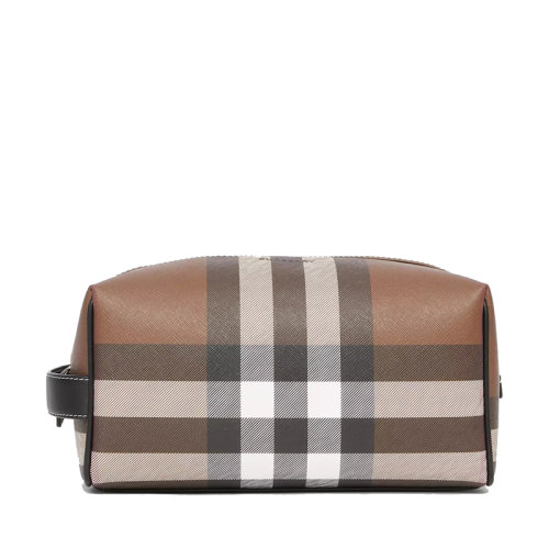 【包税】burberry/博柏利 2021春夏新款 男女同款深棕色桦木生态帆布