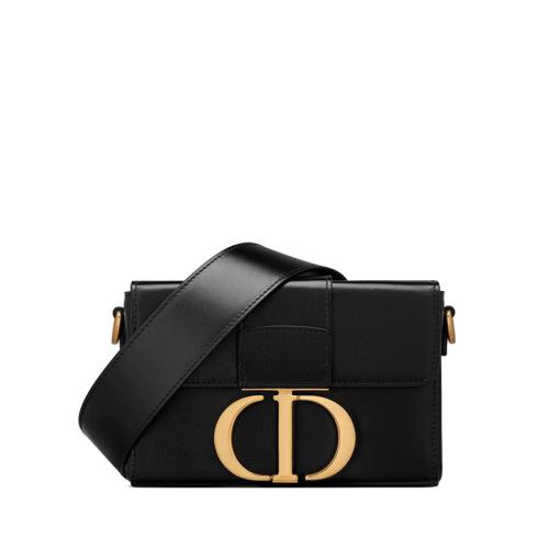 dior/迪奥 30 montaigne box bag 光面小牛皮箱型单肩包 m9204umos
